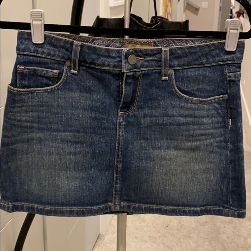 Paige denim mini skirt
